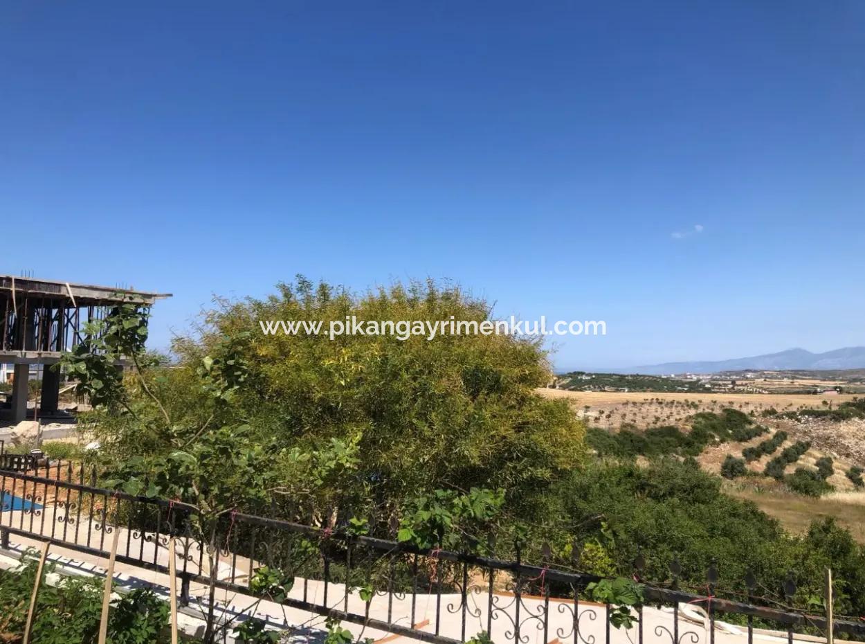 Didim Hisarda, 220 M2, 3+1 Deniz Manzaralı Dubleks Satılık Veya Arazi İle Takas