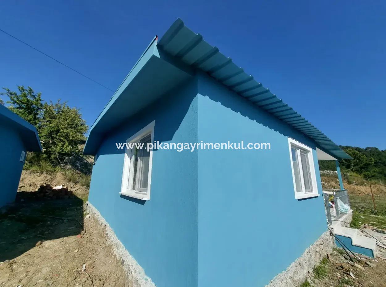 Ortaca Gökbelde Göl Manzaralı Sıfır 1+1 Kiralık Eşyalı Daire