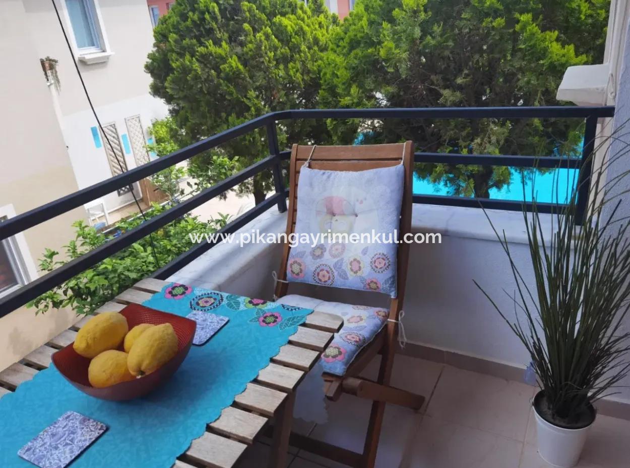 Muğla Ortaca Dalyanda Yüzme Havuzlu, Full Eşyalı 1+1 Daire Kiralık