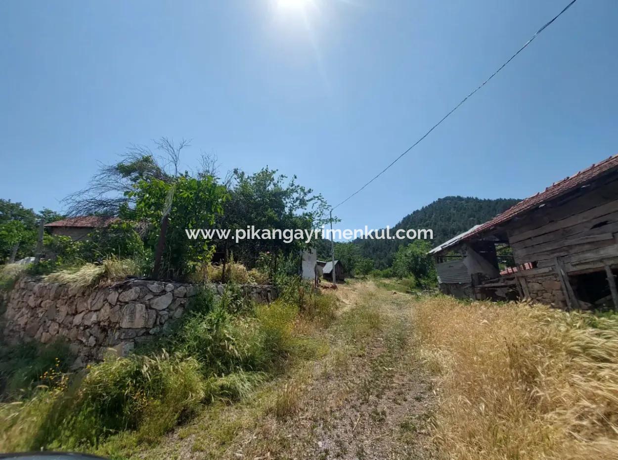Çameli Kızılyakada 2500 M2 Müstakil Tapulu 2 Ev Ve Ahır, Depo Satılık
