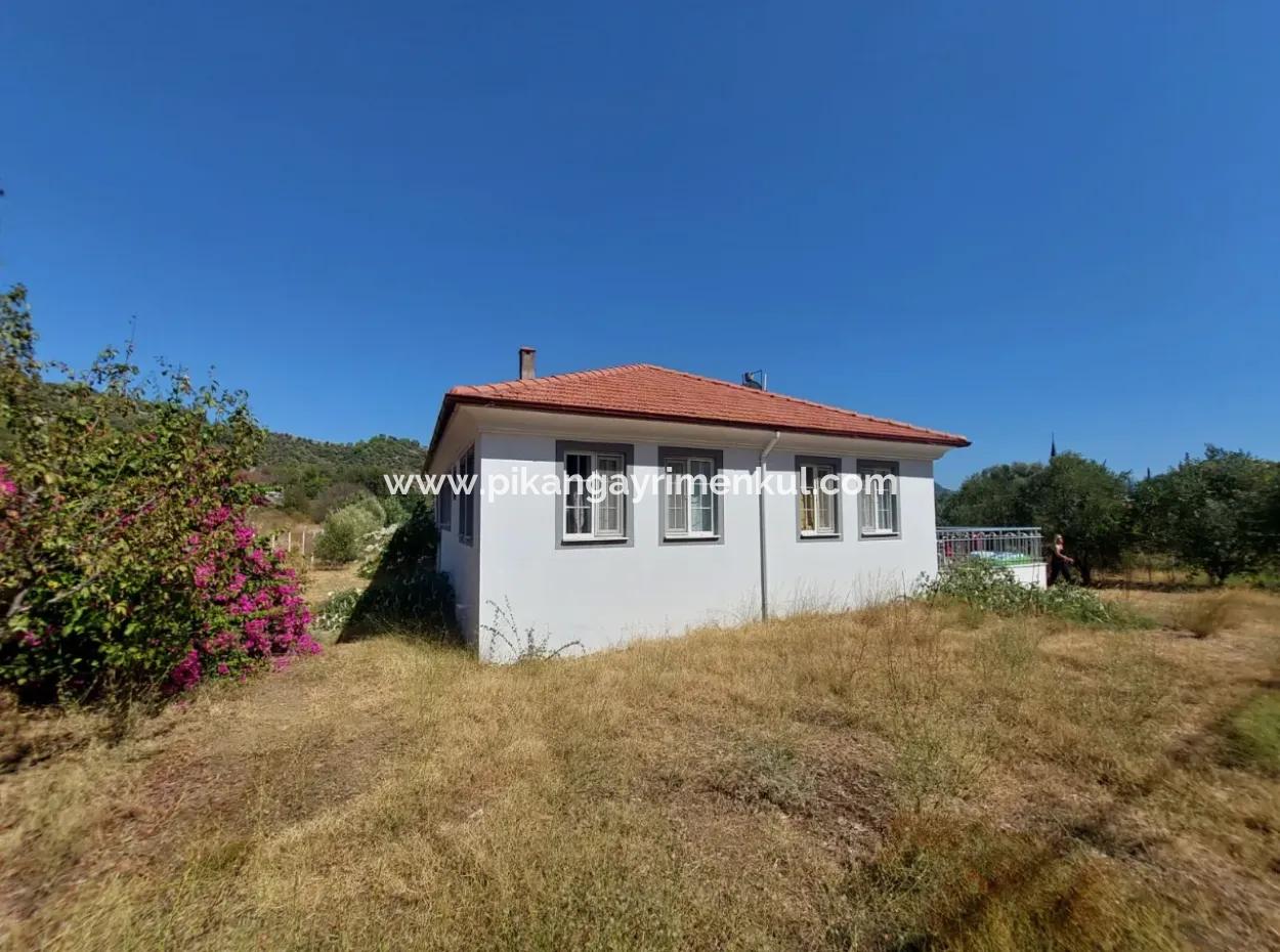 Köyceğiz Çandır’da 2+1 Eşyasız Geniş Müstakil Ev Yıllık Kiralık