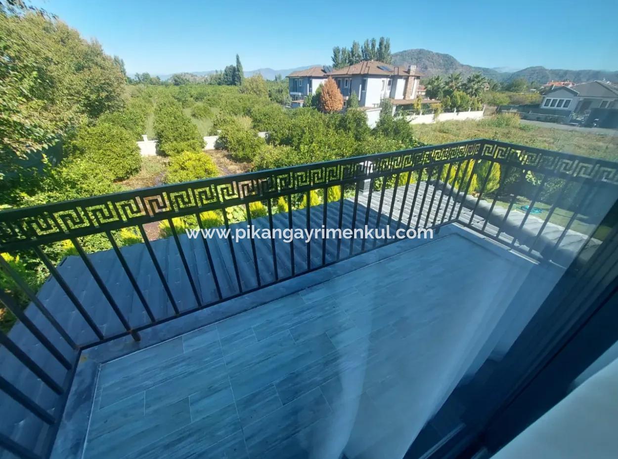 Muğla Ortaca Okçular 4+1 Yüzme Havuzlu Full Eşyalı Yeni Villa Kiralık