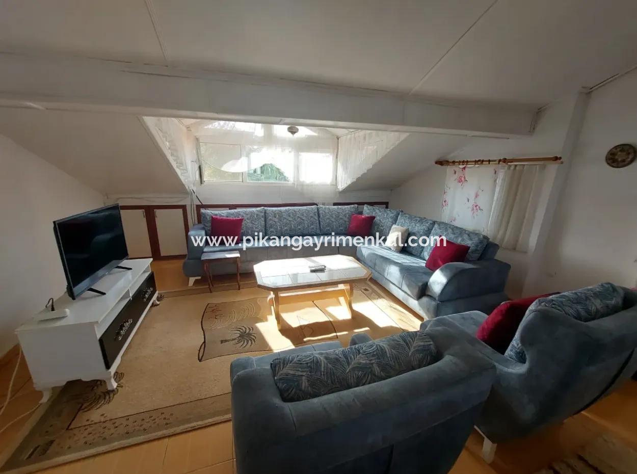 Muğla Dalyan Merkezde Eşyalı 2+1, 70M2,  Çatı Katı Daire Kiralık