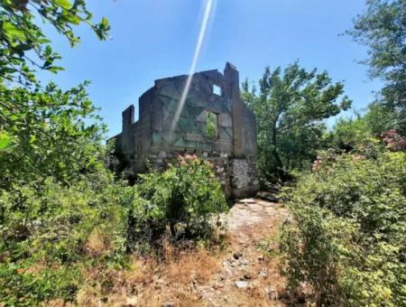 Köyceğiz Toparlarda Satılık 20,208 M2 Müstakil Arazi Ve Eski Taş Ev