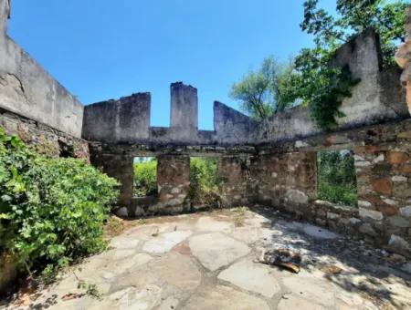 Köyceğiz Toparlarda Satılık 20,208 M2 Müstakil Arazi Ve Eski Taş Ev