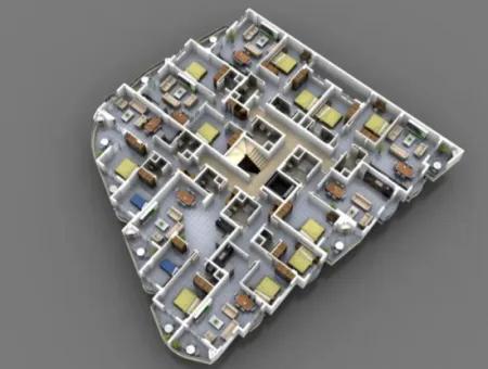 Muğla Dalaman Merkezde 900 M2 Sıfır İşyeri Satılık