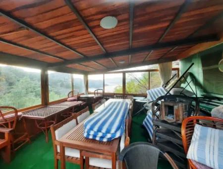 Muğla Ortaca Gökbelde Ful Deniz Ve Göl Manzaralı Otel Satılık