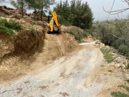 Milas Karacahisarda 2500 M2 Düz Verili Müstakil Arazi Acil Satılık, Teklife Açık