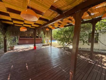 ???? Muğla Ortaca Dalyan'da Kiralık Restaurant Ve 3+1 Havuzlu Müstakil Ev