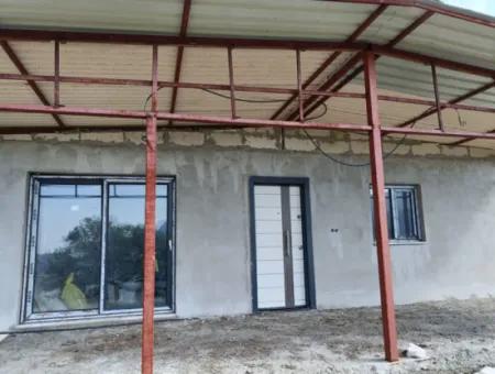 Ortaca Gökbel De  763 M2 Arazide, Kaba İnşaat 1+1 Prefabrik Ev Satılık