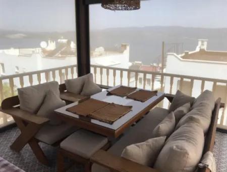 Milas Boğaziçi'nde  Deniz Manzaralı 3+1 Dubleks Acil Satılık